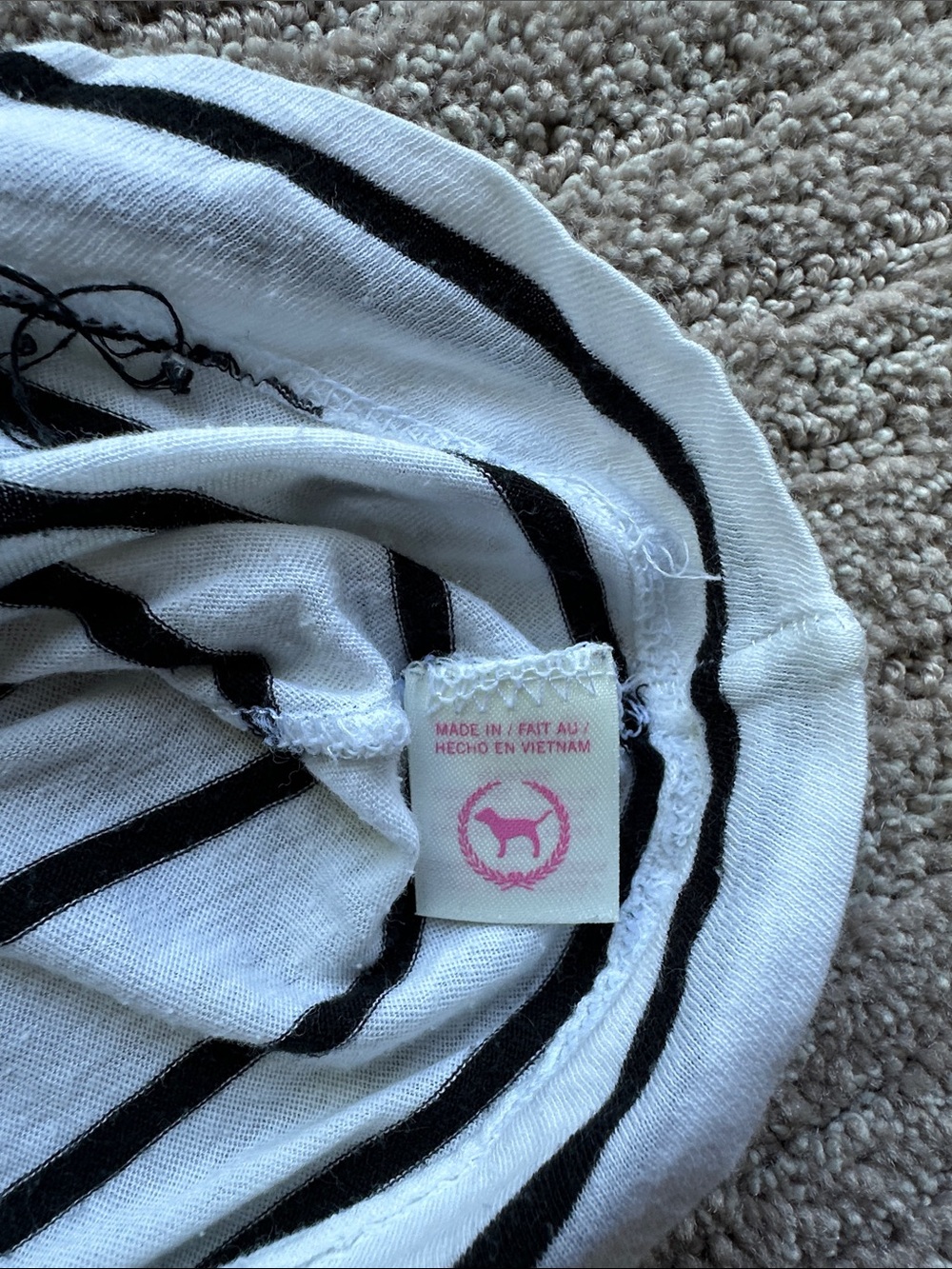 PINK Striped Racerback Tank - Picture 5 of 6